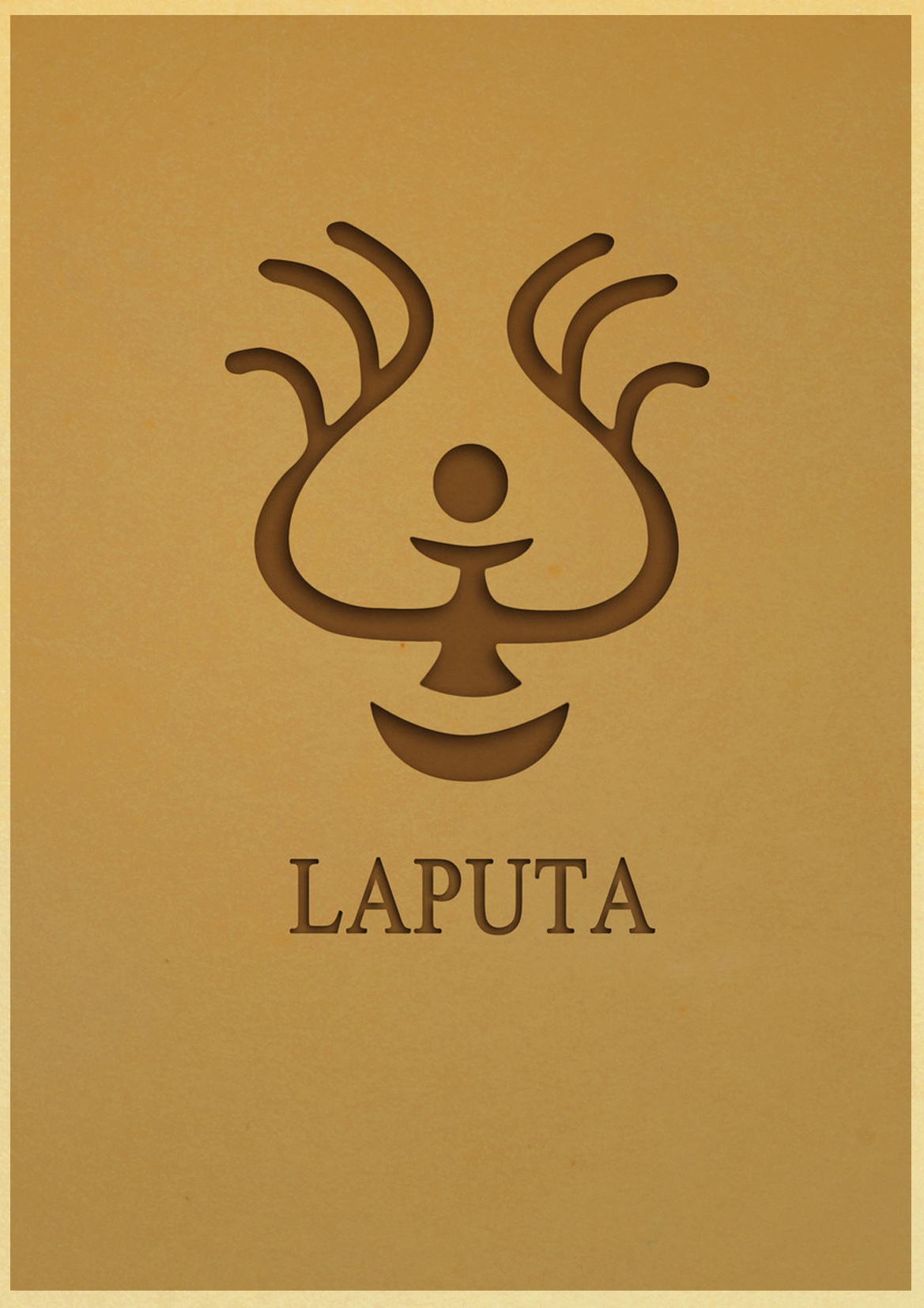 Classic Animation Cartoon Laputa Castle In The Sky Miyazaki Hayao Retro Poster Vintage Wall Decor For Home Bar Kid Room - 2