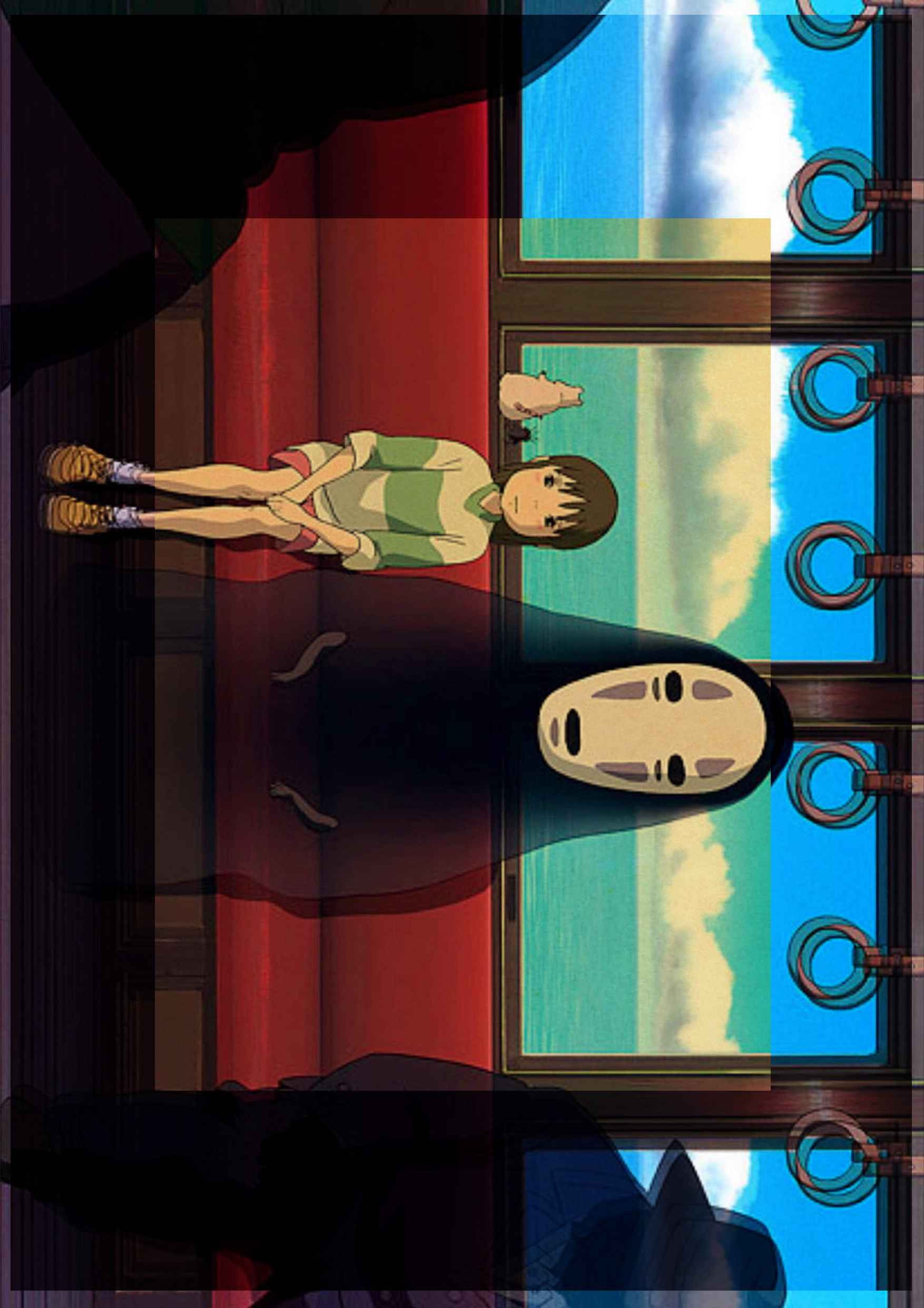 Ghibli Miyazaki Hayao Animation Spirited Away Retro Poster Vintage Wall Decor For Home Bar Cafe Room - 5