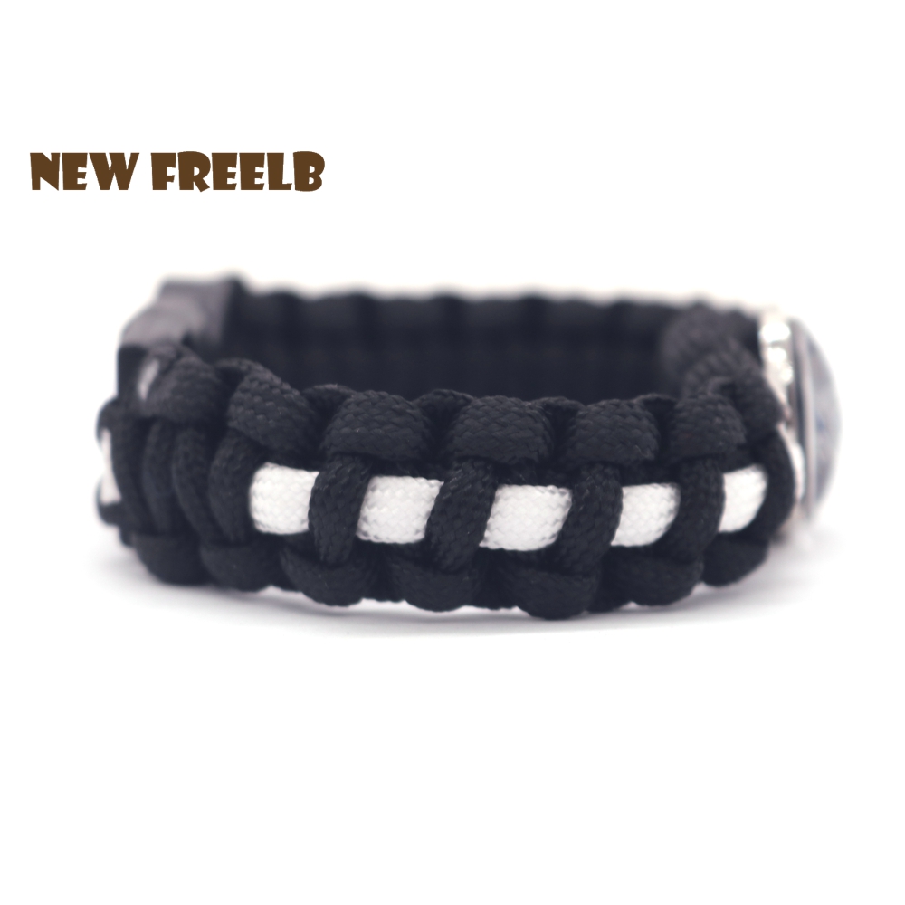 Classic Anime Fairy Tail Logo 550 Bracelets Glass Black Color Handmade Jewelry Outdoor Travel Great Gift For Unisex Fan - 5