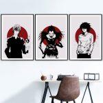 Death Note Anime Figure Posters And Prints Wall Art Canvas Painting Nordic Poster Pictures For Living Room Decor - 3