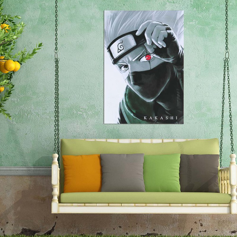 Anime Naruto Kakashi Retro Poster Vintage Posters And Prints Living Room Decorative Coated Paper Wall Stickers - 2