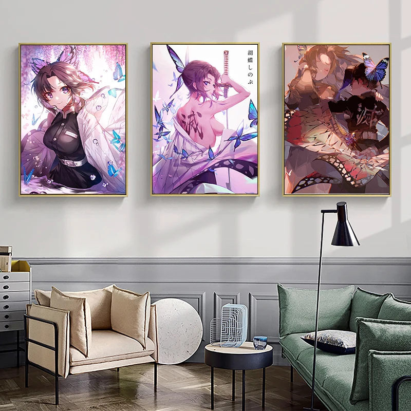 Demon Slayer Anime Canvas Print Vintage Tanjirou Poster For Room Decor - 2