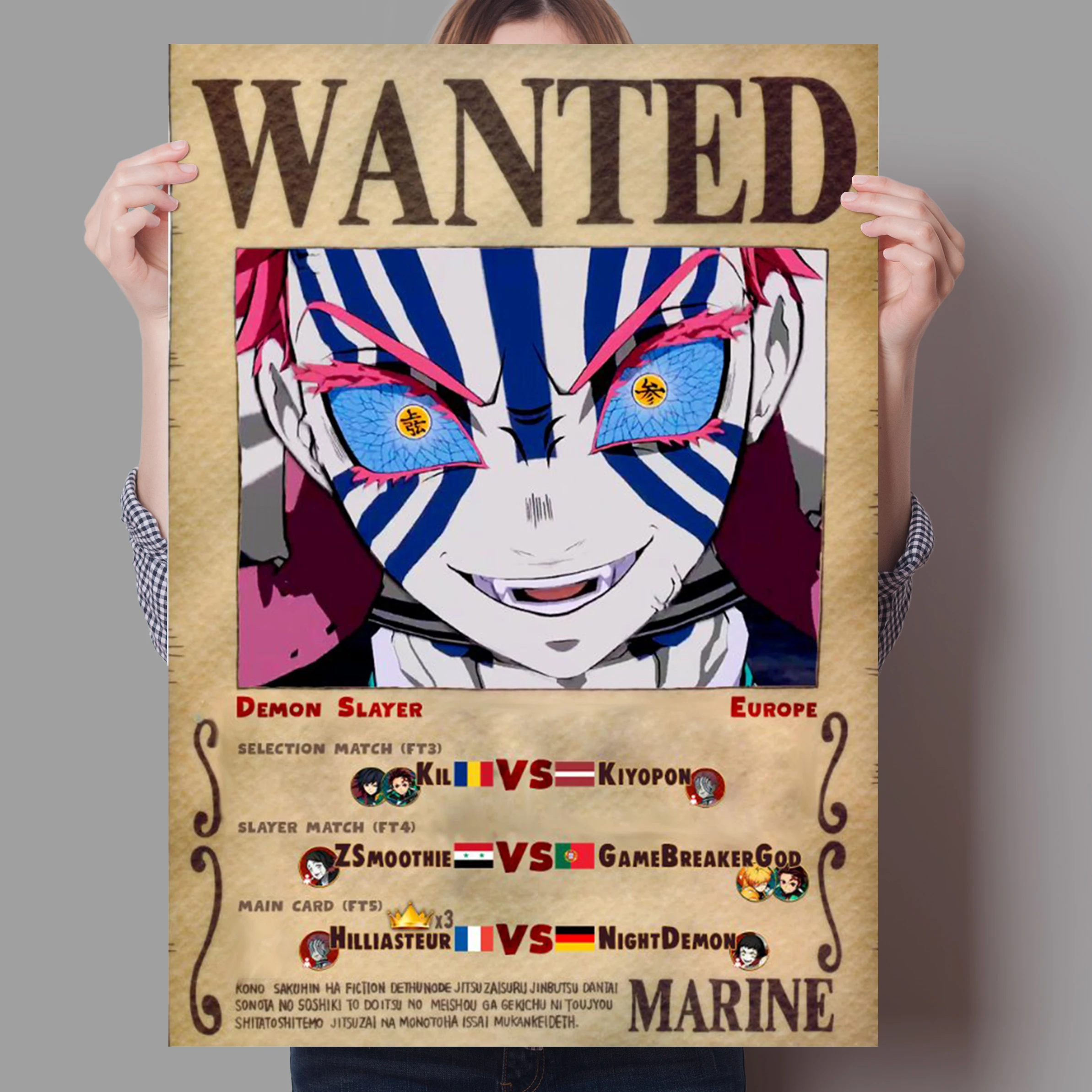 Nezuko Demon Slayer S2 Vintage Anime Canvas Poster For Room Decor - 5