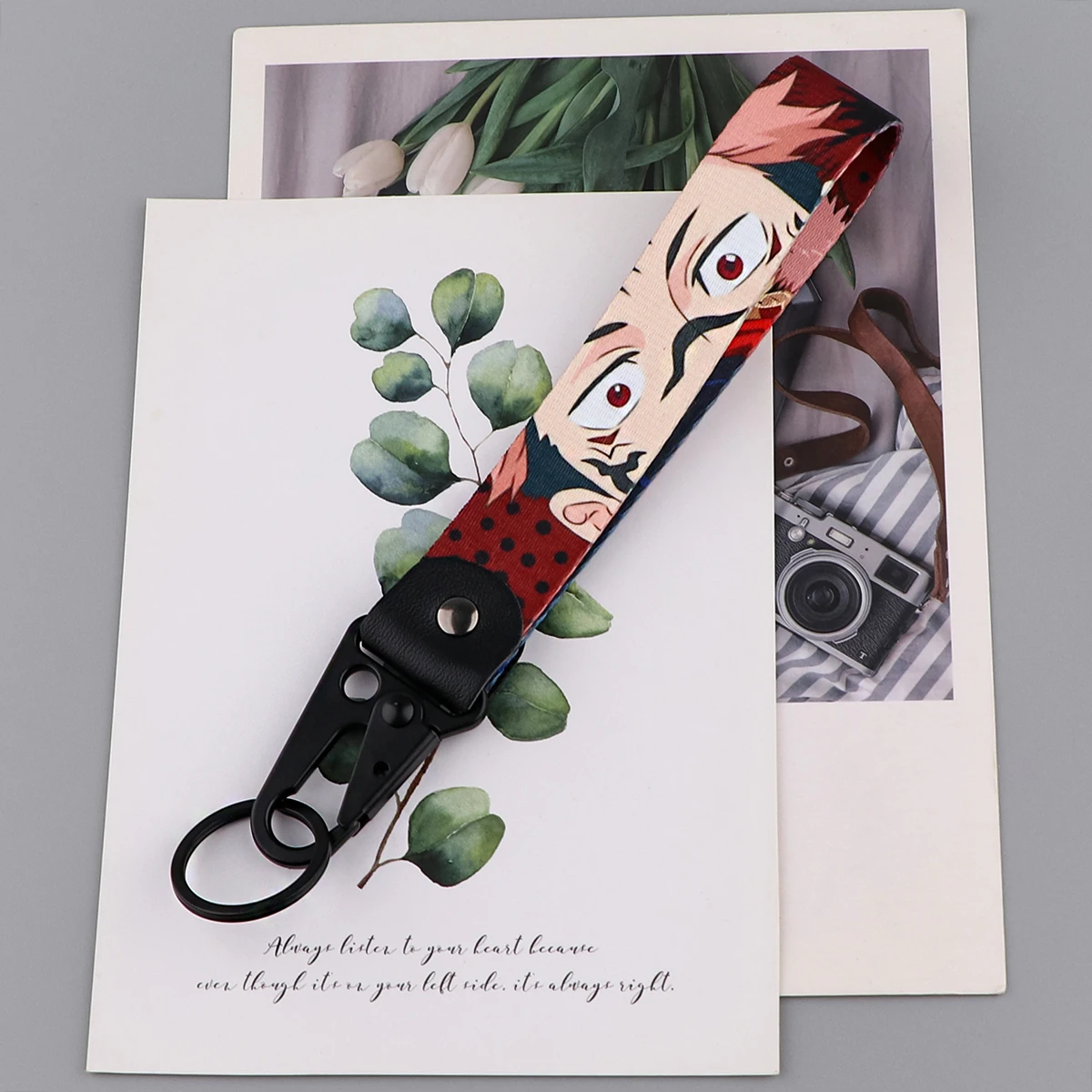 Jujutsu Kaisen Satoru Gojo Anime Keychain Cosplay Pendant Motorcycle Car Keyring - 2