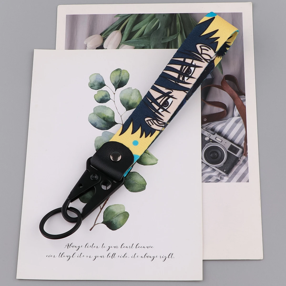 Jujutsu Kaisen Satoru Gojo Anime Keychain Cosplay Pendant Motorcycle Car Keyring - 3