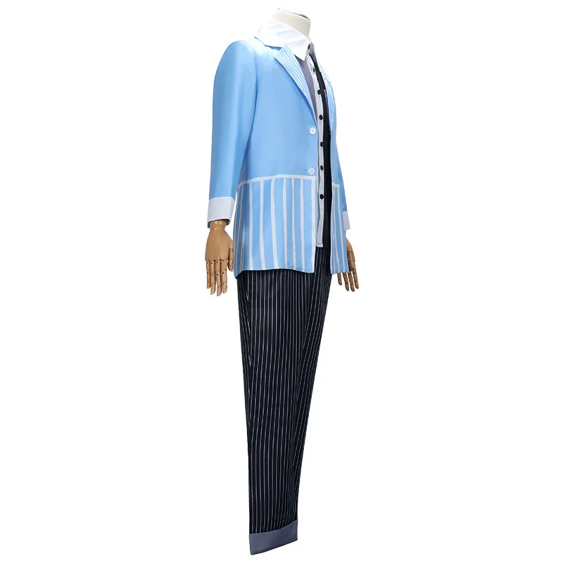 Tenma Tsukasa Project Sekai Cosplay Costume Blueblack Wig Set - 4