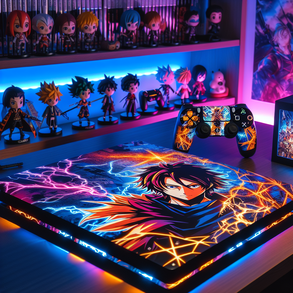 Showcase Your Favorite Characters: Personalize Your Gaming Setup with One Piece and One Punch Man Skins  