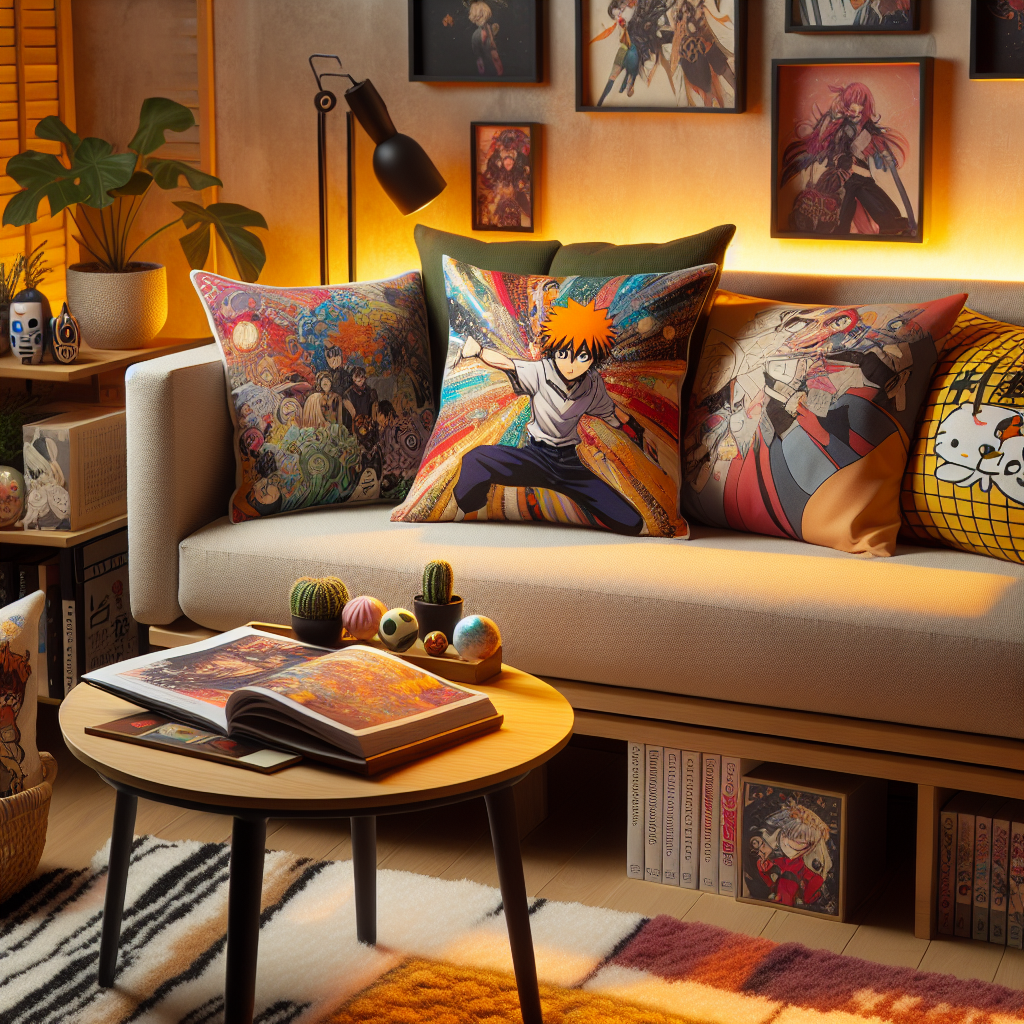 Exploring the Aesthetic Appeal of Anime-Inspired Linen Cushion Covers  