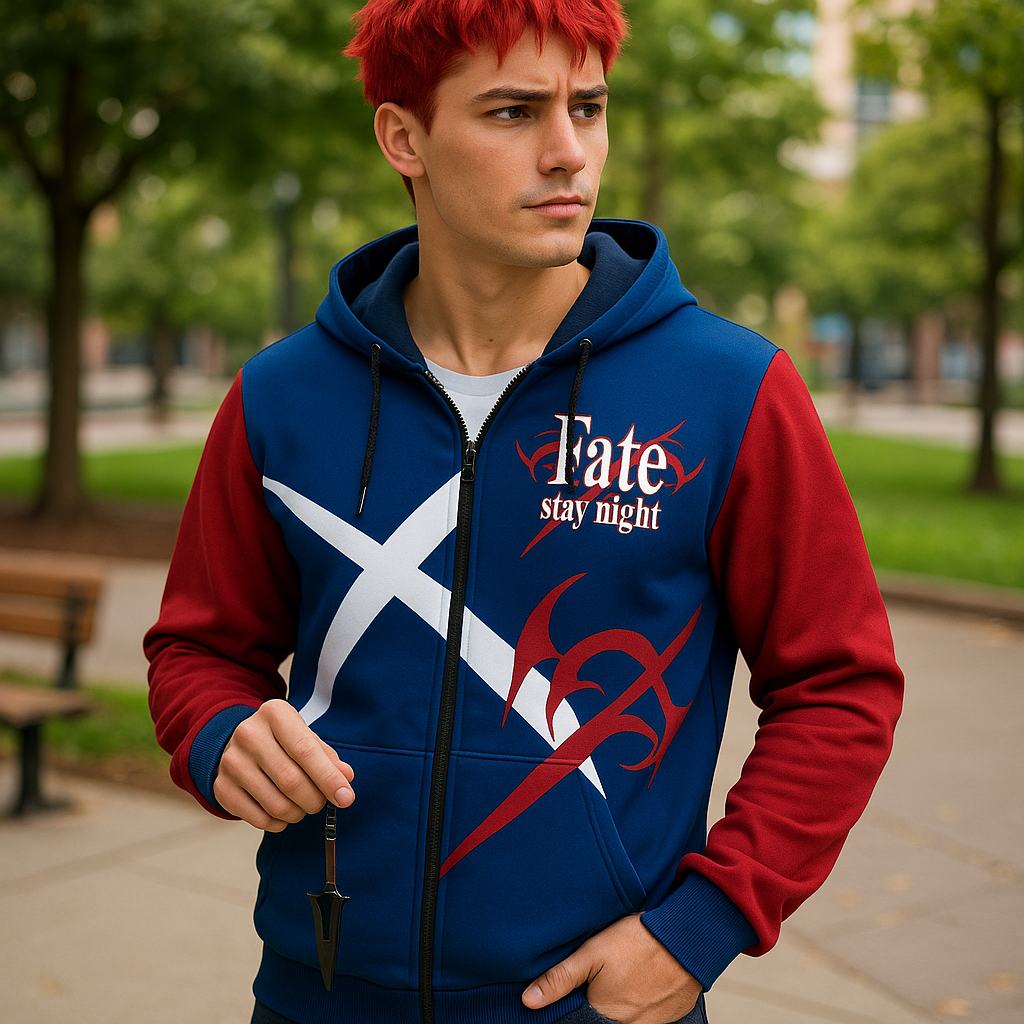 Comfortable Unisex Fate Stay Night Zip-Up Jacket: An Ideal Choice for All Comfortable Unisex Fate Stay Night Zip-Up Jacket: An Ideal Choice for All