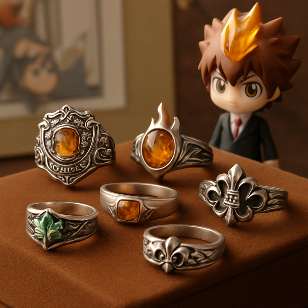 Unique Character Rings for Katekyo Hitman Reborn Enthusiasts: A Closer Look at Design Details  