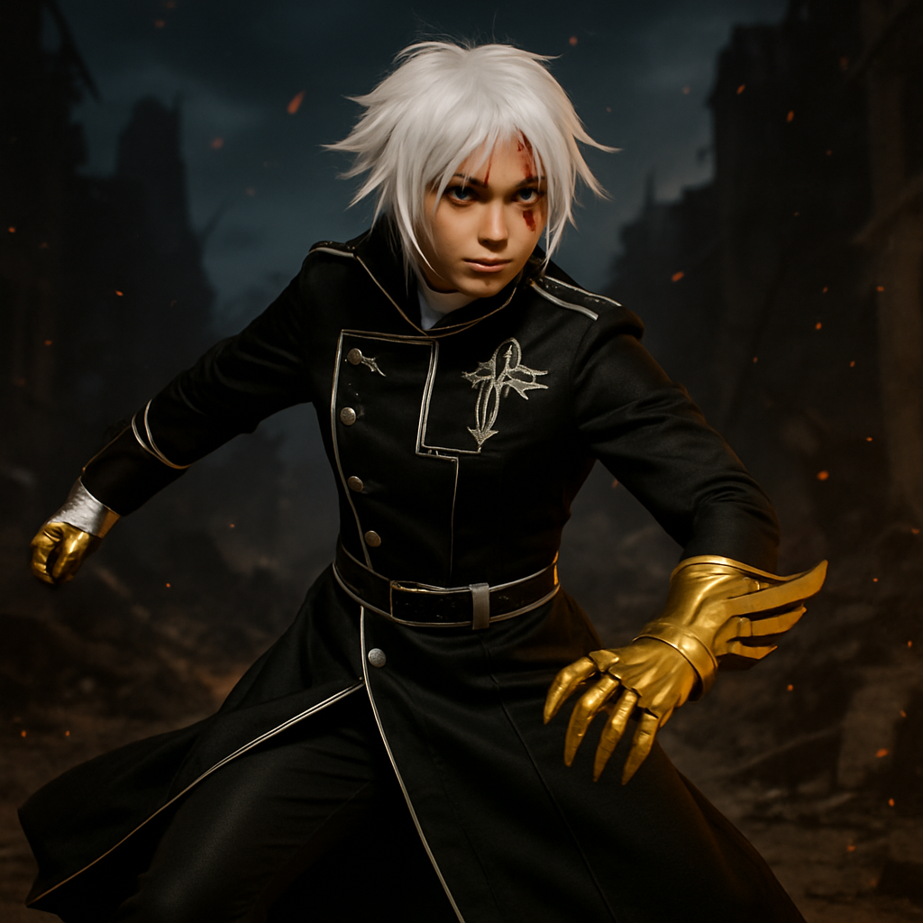 Detailed D Grayman Allen Walker Costume for Anime Events: Quality Materials and Craftsmanship Detailed D Grayman Allen Walker Costume for Anime Events: Quality Materials and Craftsmanship