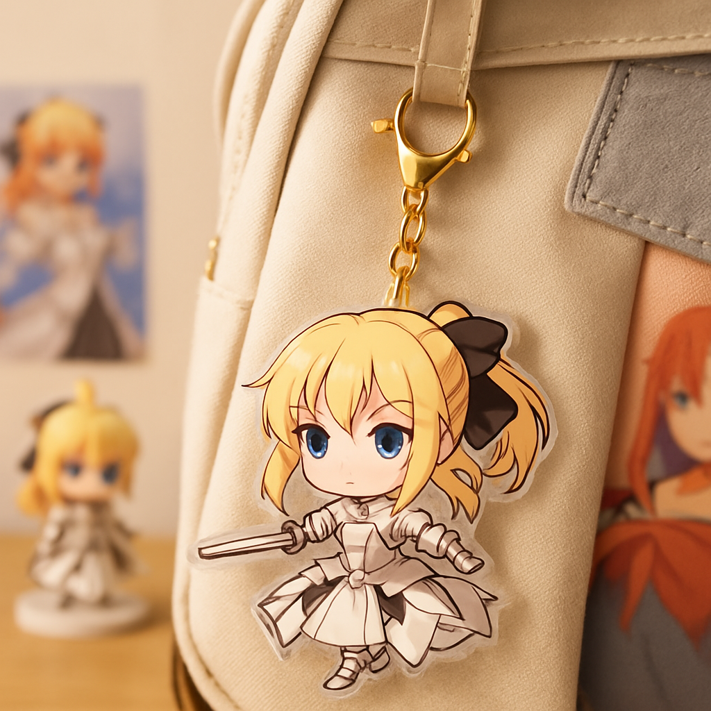 Exploring the Design and Aesthetics of the Saber Lily Anime Keychain  